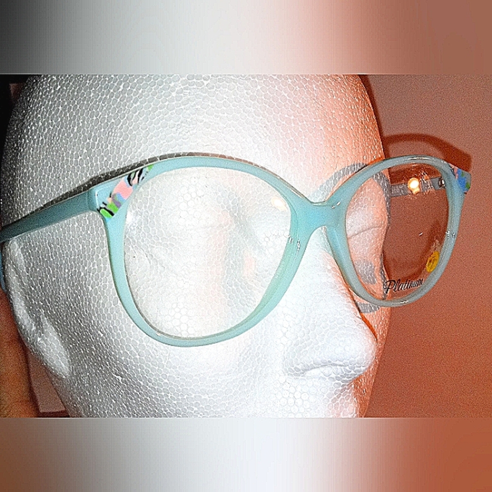 NEW 1980-1990s Rare Vintage EMA Platinum French Women's Frame Eyeglasses Deadsto